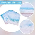 thumbnail image 5 of 12 Sheets Scrapbook Paper Green See Ocean Waves Summer 6x6in Scrapbooking Paper Art Journal Decor for Planner Wrapping Folded Card Making Supplies Gift Cardstock DIY Craft Photo Album, 5 of 9