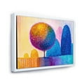 thumbnail image 3 of Designart 'Ornamental Colourful Trees X' Modern Framed Canvas Wall Art Print, 3 of 5