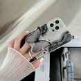 thumbnail image 5 of Butterfly Phone Case Compatible with iPhone 12, Korea Cute 3D Black Dream Butterfly Phone Cover with Popsocket Stand for Women Girls, 5 of 12