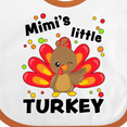 thumbnail image 4 of Inktastic Mimi's Little Turkey Boys or Girls Baby Bib, 4 of 4
