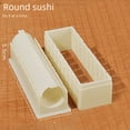 thumbnail image 2 of Herramienta para moldear sushi, 3 piezas, apta para algas marinas, herramienta para moler arroz envuelto en algas marinas, rollo de arroz, material de arroz, sushi redondo horizontal, 2 of 2