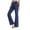 Blue, variant on Prolriy Leggings for Women Wide Fitness Pants Flare Yoga with Pocket Women High Trousers Waist Straight for Yoga Pilates Trousers Sports Leg Flared Leggings Yoga Pants Women Black S