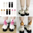thumbnail image 2 of SharkTRUE Breathable Crew Socks With Funny Cartoon Cats Graphics Fuzzy Wear, 2 of 8