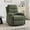 Green, variant on GAOHAPY Rocking Recliner Chair,Modern Swivel Glider Recliner Chair,Corduroy Fabric Upholstery Recliner,Manual Reclining Sofa Chair for Living Room,Office,Apartment,Beige