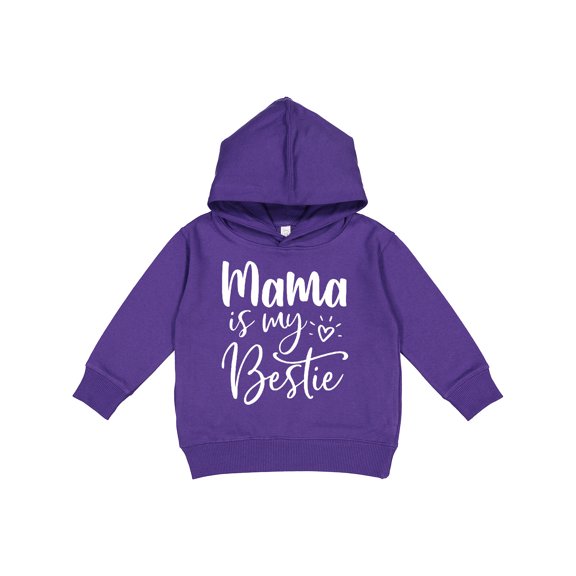 Inktastic Mama is My Bestie Toddler Hoodie