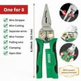 thumbnail image 3 of 8 In 1 Wire Stripper Twister - Multi-Function Wire Stripping Pliers for 12V to 250V Live, Null, Hot Wire, Audible & Flashing LED Alarms,easy to use, 3 of 8