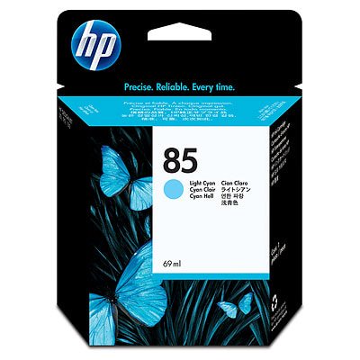 HP 85 69-ml DesignJet Ink Cartridge, Light cyan (C9428A)