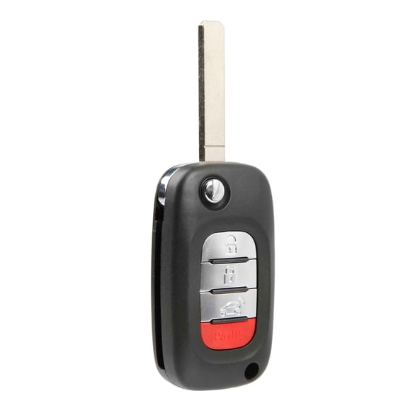 Key Fob Remote Replacement 4-Button Flip for 2015-2017 Smart Fortwo ForFour (CWTWB1G767, 4A)