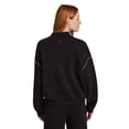 thumbnail image 3 of Reebok Women's Game Day Fleece Contrast Stitch Mock Neck Top, Sizes XS-XXXL, 3 of 8