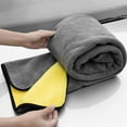 thumbnail image 3 of Truck Car Super Absorbent Car Wash Microfiber Towel Car Cleaning Drying Cloth Extra Large Size Drying Towel Car Care Detailing (60x160cm), 3 of 7