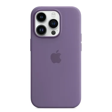 For iPhone 14 Pro max liquid Silicone Phone Case with Magsafe-Iris