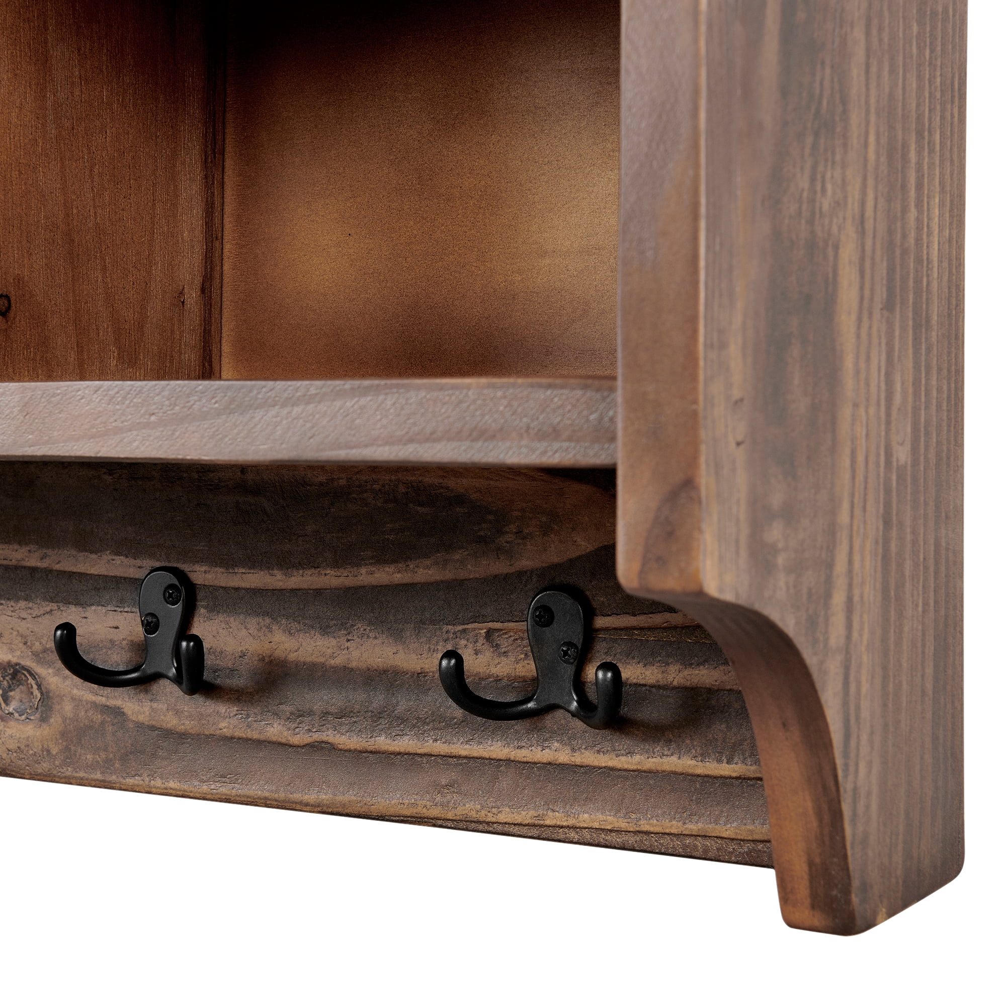 Modesto 48 Metal and Reclaimed Wood Wall Coat Hook with Bench