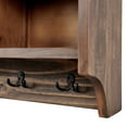 thumbnail image 5 of Alaterre Furniture Pomona Industrial 48 in. Solid Wood & Metal Coat-Rack With 6 Strong Coat Hooks and 4 Cubbies, 5 of 10