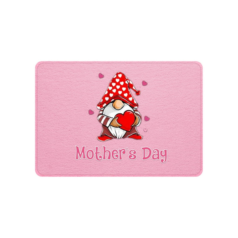 Mother's Day Welcome Door Mat Entrance Doormats Non Slip Indoor