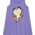 thumbnail image 2 of Pokémon - Meowth Mischevious Laugh - Youth Girls A-line Dress, 2 of 4