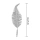 thumbnail image 4 of Advancent Adorno de plumas de Navidad de plástico de 6 piezas, adorno extraíble para fiestas en la sala de estar, accesorios de decoración para Kits de decoración para fiestas Plata Advancent HA002320-02, 4 of 6