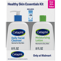 Cetaphil Healthy Skin Essentials Kit, Daily Facial Cleanser & Moisturizing Lotion
