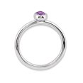 thumbnail image 3 of Bague d'améthyste 2/5 carat (CTW) en argent sterling, 3 of 4