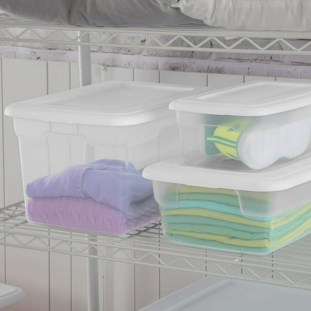 Sterilite 11.4 L Storage Box- White, 11.4L - Walmart.ca