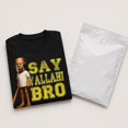 thumbnail image 7 of Say Wallahi Bro Graphic T-Shirt, Unisex Classic Fit Cotton Tee, 7 of 7
