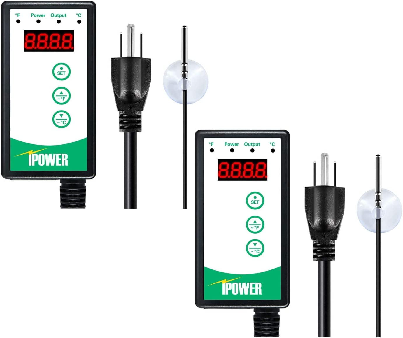 iPower Digital Heat Mat Thermostat Controller for Seed Germination,Brewing Breeding Incubation