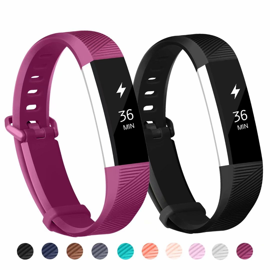 US New Replacement Silicone Wrist Band Strap Clasp Buckle For Fitbit Alta HR r 