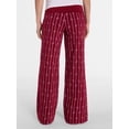 thumbnail image 3 of Hello Kitty Women’s Pinstripe Wide Leg Foldover Pants, Sizes XXS-XXL, 3 of 5