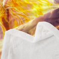 thumbnail image 3 of Erosebridal Magical Angel Princess Throw Blanket for Couch 50x60, Rainbow Gold Clouds Plush Blanket, 3 of 7