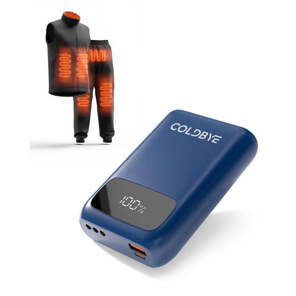 Paquete de baterías ColdBye PD de 30 W, 2000 mAh, para chaleco térmico de 7,4 V