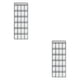 thumbnail image 2 of Matsuzay Oxford Cloth Over the Door Storage Sneakers Bag Vertical Organizer Shoes Slippers Tools Multifunctional Bedroom Blanco 2Conjunto, 2 of 6
