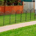 thumbnail image 6 of 24" (H) x 10FT (L) Metal Decorative Garden Fence Outdoor Patio Barrier Compact Spacing, 6 of 6