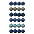thumbnail image 1 of Holiday Time 24-Count Shatterproof Ornaments-Blue/Teal/Silver, 1 of 5