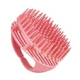 thumbnail image 3 of lionlar Cheveux Massage du Cuir Chevelu Ronde Bain Massage Brosse Multifonctions Utilisation Sèche Humide Massage Rose, 3 of 9