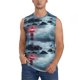 thumbnail image 1 of Balery Lighthouse in a Stormy Sea Camisetas sin mangas para hombre, absorbe la humedad y protege contra el mal olor.-Small, 1 of 7