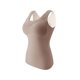 thumbnail image 1 of Guardurnaity Ropa interior térmica acolchada de invierno frío para mujer, Top de mantenimiento del calor, chaleco básico informal, ropa para el Ropa interior Café XXL, 1 of 6