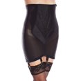 thumbnail image 1 of Rago Womens Extra Firm Shaping Open Bottom Girdle, 2X34, Black, 1 of 4