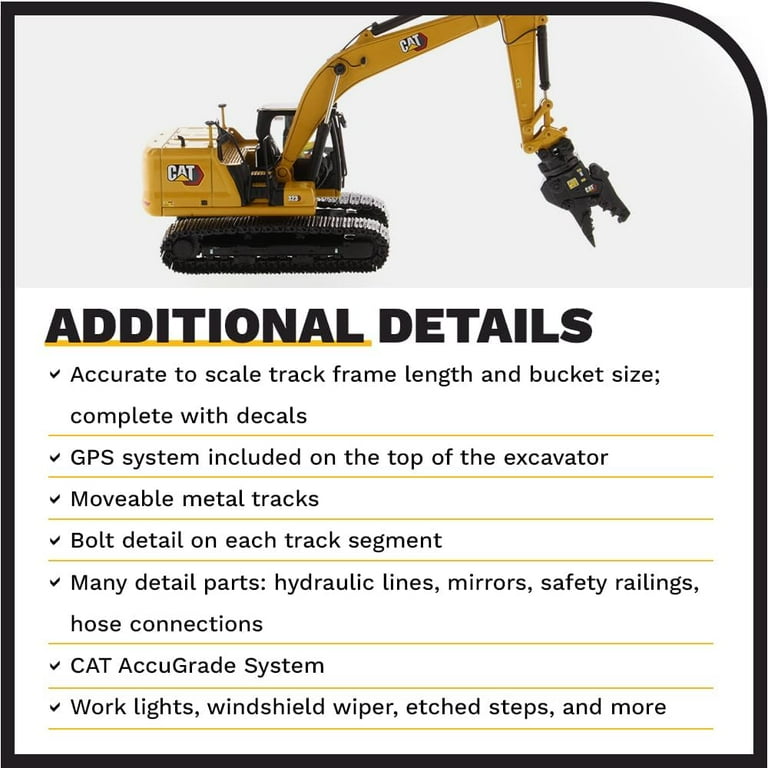 Diecast Masters 1:50 Caterpillar 323 Hydraulic Excavator