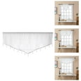 thumbnail image 3 of cenefas de cortina Nivel de Cortina de Cocina, Cortinas Cortas de Privacidad, Cortinas de Ventana, Cortinas de Cenefa, Cortinas de Barra, Cenefa para Sala de , Blanco Fanmusic cenefas de cortina, 3 of 7