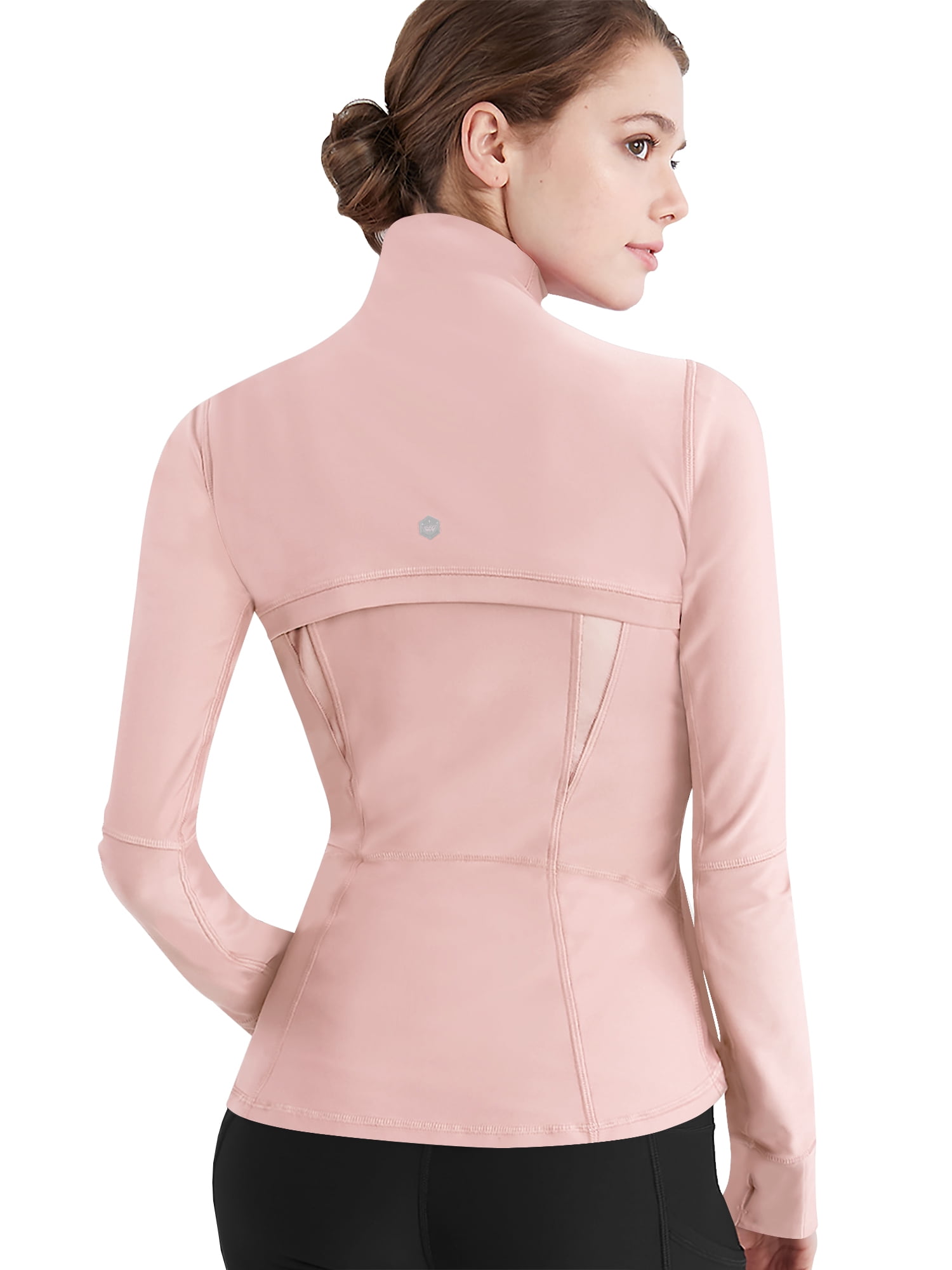 womens half zip running jacket