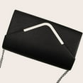 thumbnail image 4 of JUNWELL Women Clutch Bag Chic PU Leather Shoulder Bag Formal Dressy Purse (Pink), 4 of 10