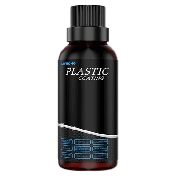50ml Car Wax Liquid Rubber Interior Parts Repair Car Care Plastic Repair Agent