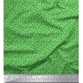 thumbnail image 1 of Soimoi Poly Georgette Fabric Artistic Leaves Printed Fabric 1 Yard 42 Inch Wide, 1 of 3
