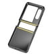 thumbnail image 2 of For ZTE nubia Flip2 5G Leather Wallet Case with Strap Diamond Texture Phone Cover - Black, 2 of 5