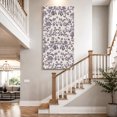 thumbnail image 4 of Canvas Wall Art, Farmhouse Purple Framed Canvas Prints for Living Room Hallway, Vintage Flower Leaf Botanical Plant Oversized Gallery Wrapped Wall Decor for Home Office, Gifts, 30"x60" Ship Next Day, 4 of 9