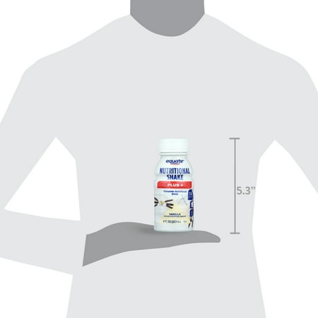 Equate Nutritional Shakes Plus, Vanilla, 8 fl oz, 24 Count