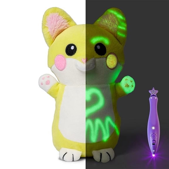 Cuddly Illuminated Stuffed Doll Cartoon Plush Toy With Gentle Night Light For Kids Anxious Relief And Art Play
