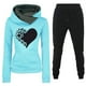 thumbnail image 1 of Puntoco Conjunto de camisa y top de manga larga con cuello redondo y pantalones umbilicales con fugas para mujer Puntoco Puntoco-4976, 1 of 2