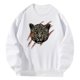thumbnail image 5 of Sudadera para mujer, sudadera con cuello redondo, disfraces de otoño, traje de regalo de año Nuevo estampado, camisetas informales holgadas de manga , l L, 5 of 10