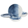 Gap Home Flowing Watercolors 8-Piece Blue Melamine Dinnerware Set