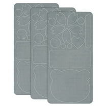 Uxcell 3-Pack Polyester Repair Patches, 7.9 x 3.9" Self-Adhesive Fabric Repair Patches for Sofas, Gray